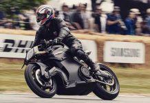 Arc Vector, E-sportbike dengan Rangka Monokok Unjuk Performa di Goodwood Arc Vector