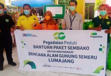 Gerak Cepat, Pegadaian Bantu Masyarakat Terdampak Erupsi Semeru Pegadaian Erupsi Semeru