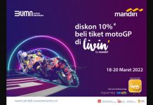 Tiket MotoGP 2022 Indonesia Tersedia Juga di Livin’ Mandiri, Ada Diskon 10% Tiket MotoGP 2022 Livin'