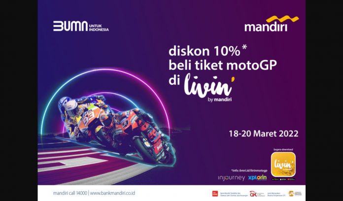 Tiket MotoGP 2022 Livin'