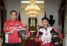 2 Pembalap Binaan AHM Bertemu Presiden Jokowi Sebelum Parade MotoGP Pembalap AHM Bertemu Presiden