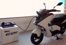 Yamaha Hadirkan NMax Listrik E01 di IIMS Hybrid 2022 Yamaha E01