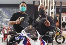 Arya Seta, Pemilik Pertama CBR1000RR-R 30th Anniversary di Indonesia Arya Seta