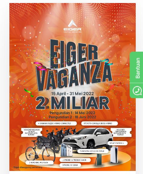 Undian Eiger Vaganza 2022 