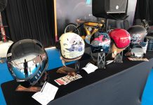 Art Custom Painting Helmets Exhibition