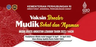 Mudik Gratis Lebaran 2022