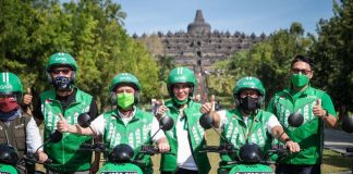 Grab Indonesia motor listrik Borobudur