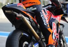 Knalpot KTM MotoGP tes Jerez