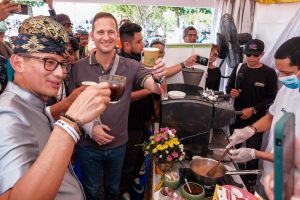 Marco Noto La Diega, Sandiaga Uno Marco Noto La Diega, Sandiaga Uno