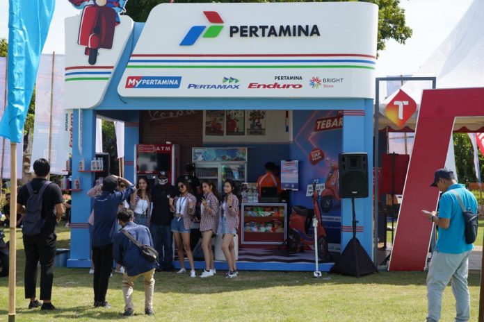 Booth Pertamina Lubricants di Vespa World Days 2022