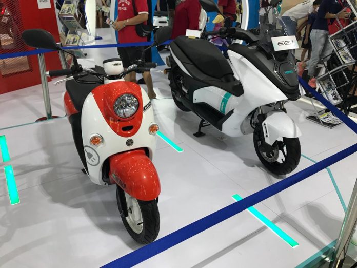 Yamaha E01 dan E-Vino di Jakarta Fair 2022