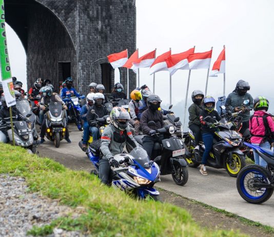 Sambut HUT RI ke-77, Komunitas Yamaha Jawa Tengah dan Yogyakarta Gelar Touring Komunitas Yamaha