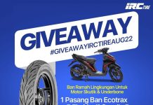 IRC Giveaway Edisi Agustus 2022, 1 Pasang Ban Ecotrax Jadi Hadiah Utama IRC giveaway agustus