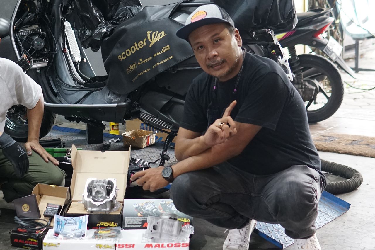 Merawat Vespa Matic