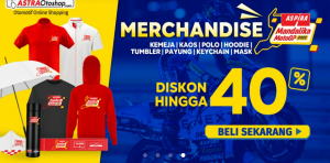 Euforia Masih Ada, Merchandise Aspira MotoGP Mandalika Didiskon Sampai 40%