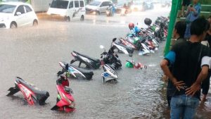 Motor Terendam Banjir