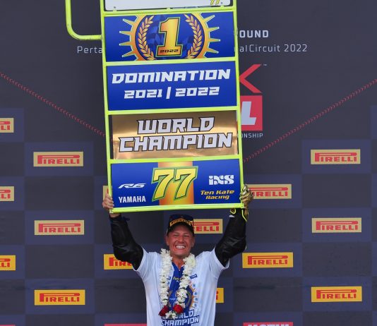 Dominique Aegerter Juara Dunia Supersport 2022, Ditentukan di Race1 di Mandalika Juara Dunia Supersport 2022