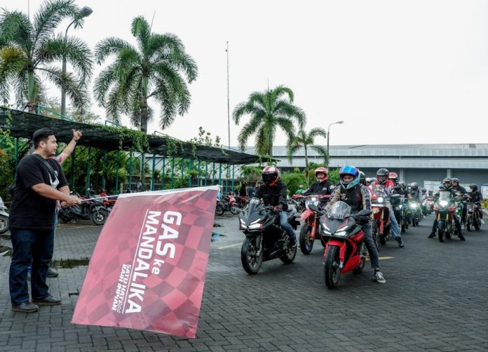 Komunitas Honda ke Mandalika