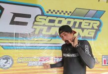 Husna Dotcom di Tim Tetap Tapi Balapan Vespa Langka Husna Dotcom di Tim