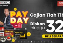 Promo Federal Part PayDay, Diskon Hingga 32% Federal Part PayDay