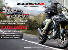 Promo Honda CB150X Desember 2022, Potongan Harga Rp1,1 Juta Promo Honda CB150X Desember