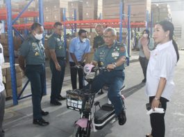 Enine Mendapat Kunjungan Wantannas, Uji Coba Produk Kendaraan Listrik Enine Mendapat Kunjungan Wantannas