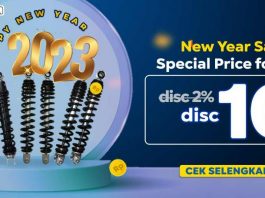 Promo New Year 2023, KYB Didiskon 10% Promo New Year 2023