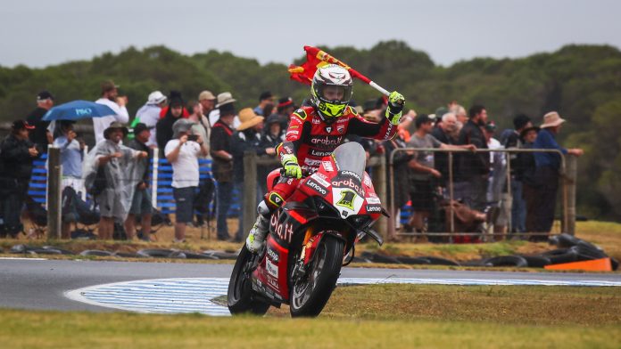 Race 1 WorldSBK 2023 Australia