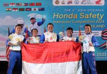 Instruktur Safety Riding AHM Berbicara di Kompetisi Asia Oceania Perdana Instruktur SafetyRiding AHM
