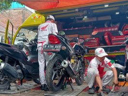 Wahana Honda di Hari Pers Nasional 2023, Gelar Service Gratis Motor Wartawan Hari Pers Nasional 2023