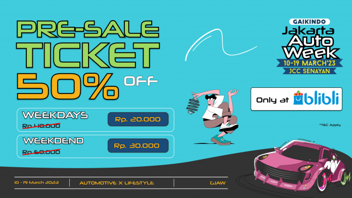PreSale Tiket Gaikindo Jakarta Auto Week 2023