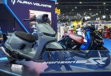 BIMS 2023: Alpha Volantis Horizon 300SR, Skuter Bergaya Custom Street Racer