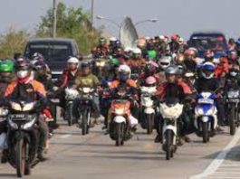 Pemudik Motor ke Ciwandan Jangan Lewat Jalur Lingkar Selatan Cilegon Mudik dengan Sepeda Motor