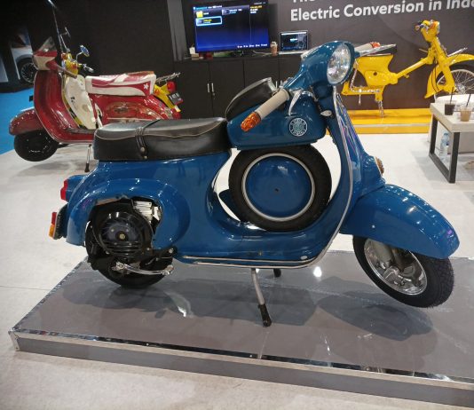 PEVS 2023: Konversi Vespa Tak Berubah Tampilan oleh Elders Kit konversi vespa large frame