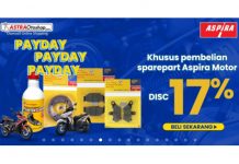 Astraotoshop Payday Diskon Hingga 17% untuk Sparepart Aspira