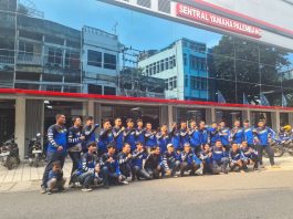 Pengguna Yamaha WR155R di Palembang Gali Teknik Berkendara Yamaha bLU cRU Community Experience Diadakan di Palembang
