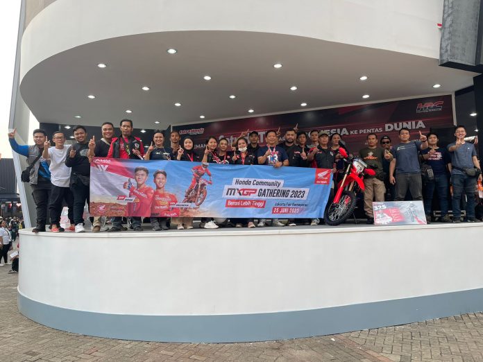 Honda Community MXGP Gathering 2023 Nobar di Jakarta Fair