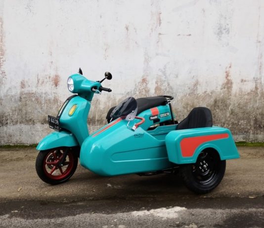 Sidecar Yamaha Fazzio, Custom yang Bikin Semakin Unik dan Menarik Modifikasi Yamaha Fazzio, Dibuat Sidecar Jadi Semakin Unik