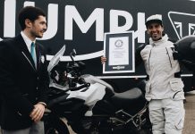 Iván Cervantes Raih Gelar Guinness World Records dengan Tiger 1200 GT Explorer Iván Cervantes Raih Gelar Guinness World Records