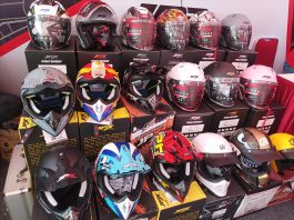 Bursa Helm di Parjo 2023, dari Helm Chips Sampai Arai Bursa Helm di Parjo 2023