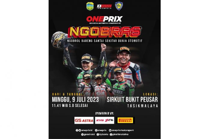 NGOBRAS Pirelli, GS Astra, KYB Zeto OnePrix 2023 Tasikmalaya