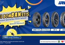 Juli BomBanstis IRC Berikan Diskon untuk Ban Terbaik Hingga 15% Juli BomBanstis IRC Berikan Diskon Ban Terbaik Hingga 15%