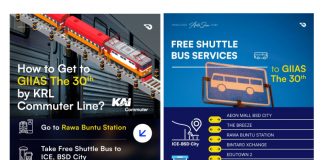 Fasilitas GIIAS 2023, Free Shuttle Bus serta Kantong Parkir