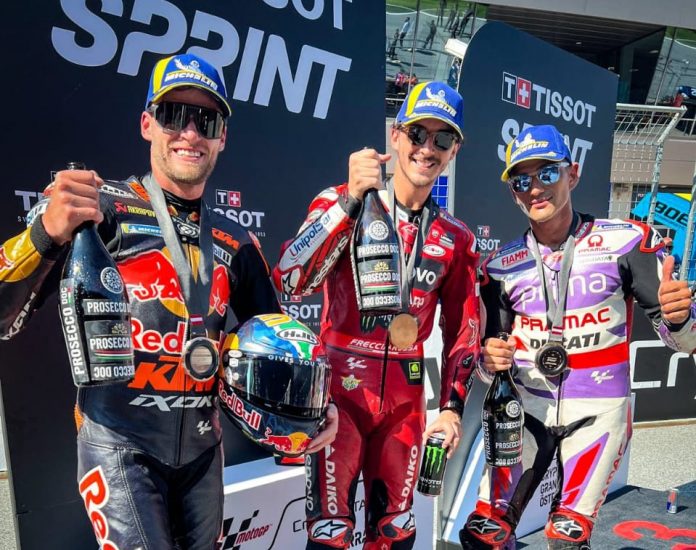 MotoGP Austria 2023: Bagnaia Menang Sprint Race Lagi