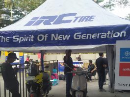 Test Ride Vespa Elettrica di GIIAS 2023 Begini Caranya