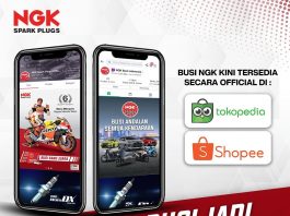 Official Store NGK di Shopee dan Tokopedia