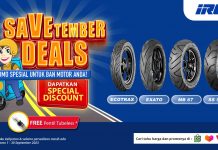 SaVeTember Deals, Promo Spesial IRCTire untuk Ban Motor Anda