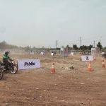 Sepeda Motor Bebek Balapan di Trek Tanah Datar, Indonesia Cub Meeting 2023