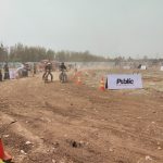 Sepeda Motor Bebek Balapan di Trek Tanah Datar, Indonesia Cub Meeting 2023