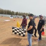 Sepeda Motor Bebek Balapan di Trek Tanah Datar, Indonesia Cub Meeting 2023